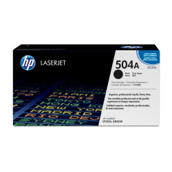 HP 504A toner LaserJet noir...