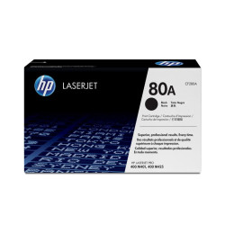 HP 80A toner LaserJet noir...