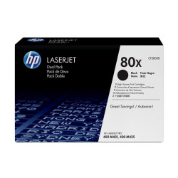 HP 80X pack de 2 cartouches...