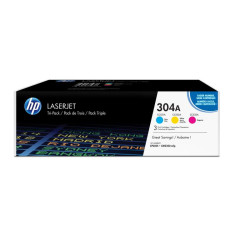 HP 304A pack de 3 toners...