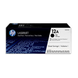 HP 12A pack de 2 toners...